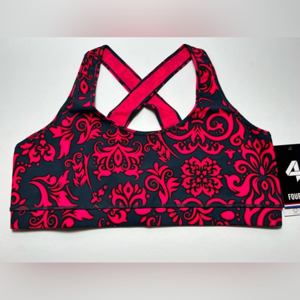 FourLaps Infinity Sports Bra activewear workout Velvet Wallpaper size XL‎ & XXL